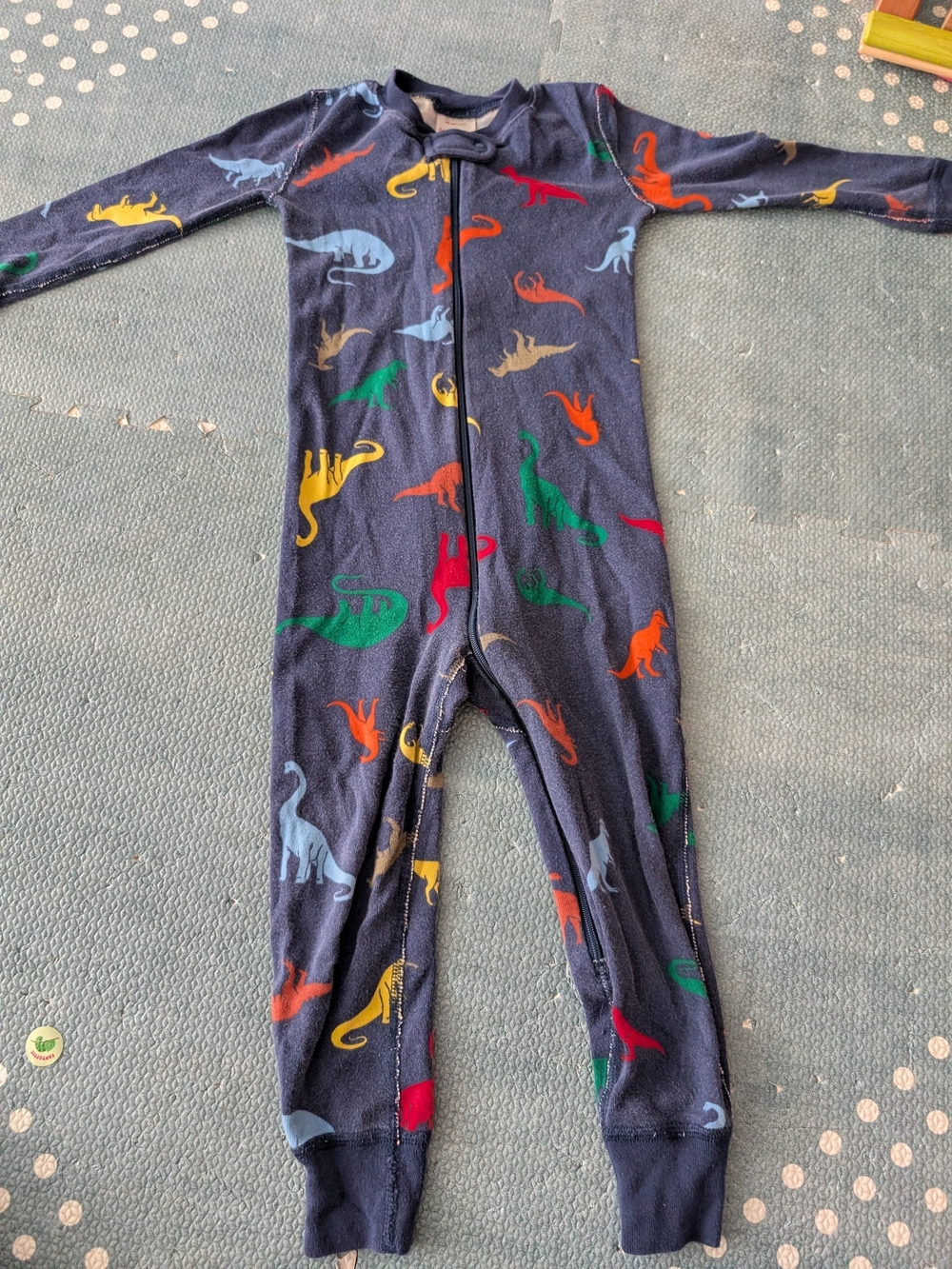 (4) Hanna Andersson 3T Long Pajamas Zip Up - Picture 8 of 10